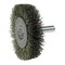 Weiler 2" Stem-Mounted Crimped Wire Radial Wheel, .006" Steel Fill, 1/4" Stem 17954 - alternate 1